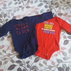 2 long sleeve Onesie